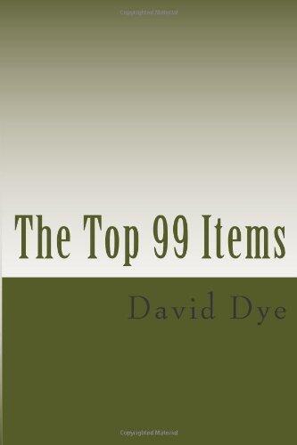 The Top 99 Items: When a crisis hits, what items disappear first?