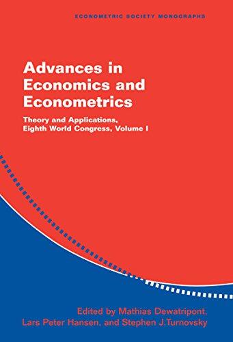 Advances in Economics and Econometrics: Volume 1: Theory and Applications, Eighth World Congress