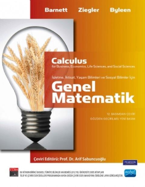 Genel Matematik: İşletme, İktisat, Yaşam Bilimleri ve Sosyal Bilimler İçin