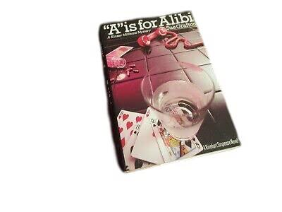 "A" is for Alibi (1982) Book Club Edition Hardcover Novel