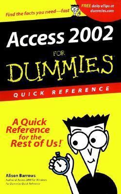 Access 2002 for Dummies Quick Reference