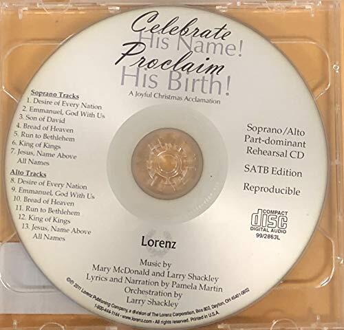 Celebrate His Name! Proclaim His Birth!: A Joyful Christmas Acclamation Acc. CD 99/2863L