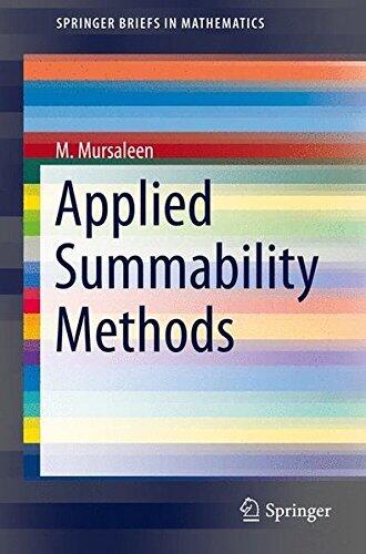 Applied Summability Methods (Springer Briefs in Mathematics)