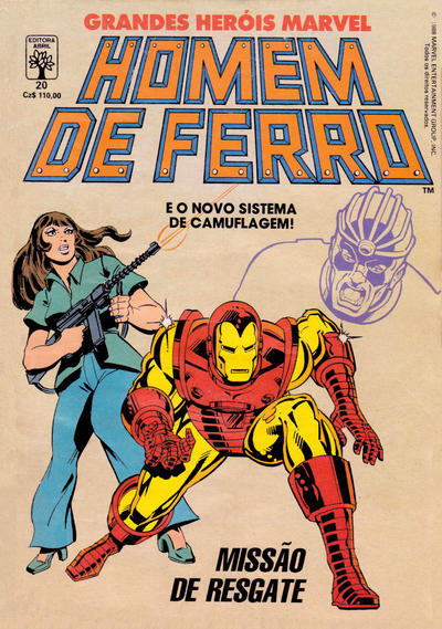 Grandes Heróis Marvel nº20 - Homem de Ferro e o Novo Sistema de Camuflagem! / Missão de Resgate