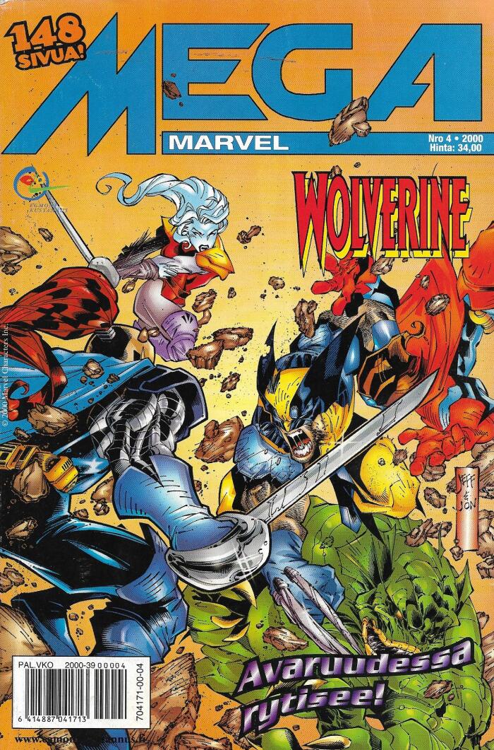 Mega Marvel #4/2000: Avaruudessa jyrisee!