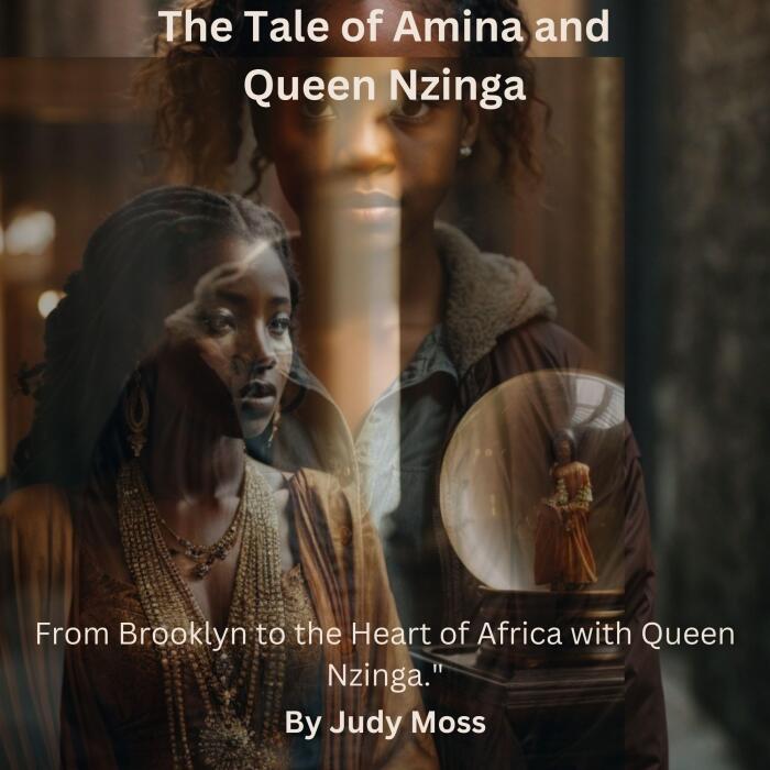 The Tale of Amina and Queen Nzinga: A Journey from Brooklyn to the Heart of Africa with Queen Nzinga."