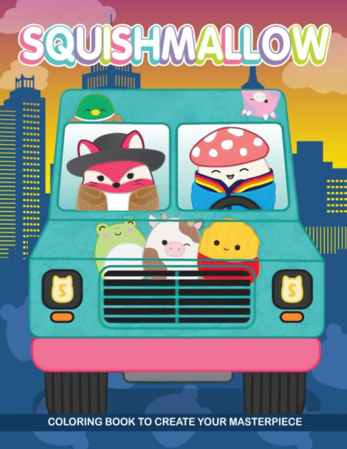 Cute Animal Coloring Book: Cute And Easy Coloring Pages with Kawaii Animals For Boys Girls Kids Ages 4-8