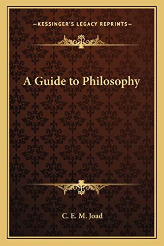 A Guide to Philosophy