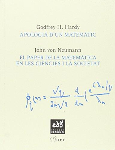 Apologia d'un matemàtic: El paper de la matemàtica en les ciències socials