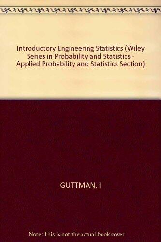 Introductory Engineering Statistics (Probability & Mathematical Statistics) by Irwin Guttman