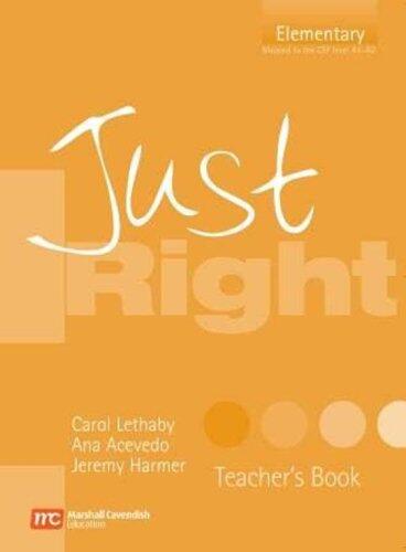 Just Right Teacher's Book: Elementary British English Version