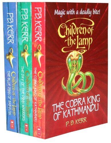 Children of the Lamp Collection 3 Books Pack RRP £ 17.97 (The Cobra King of Kathmandu, The Day of the Djinn Warriors, The Blue Djinn of Babylon)
