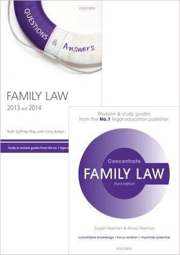 Family Law Revision Pack 2015: Law revision and study guide