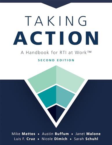 Taking Action: A Handbook for RTI at Work (Second Edition)