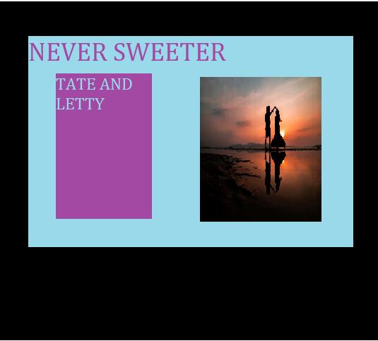 Never Sweeter
