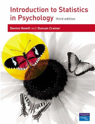Psychology / Introduction To Statistics In Psychology