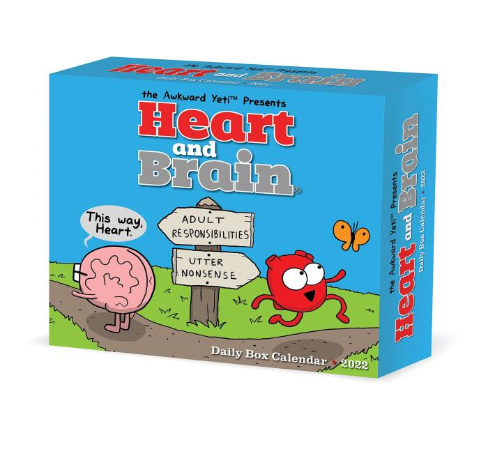 Heart & Brain: 2022 Box Calendar, Daily Desktop