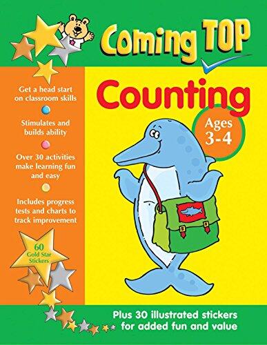 Coming Top Counting Ages 3-4: Get A Head Start On Classroom Skills - With Stickers!