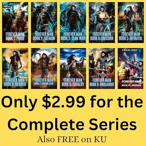 The Forever Man - complete 10 book series