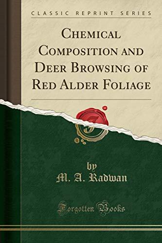 Chemical Composition and Deer Browsing of Red Alder Foliage
