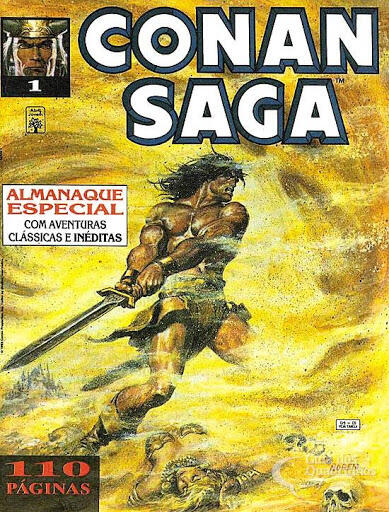 Conan Saga Nº 1 - Almanaque Especial com Aventuras Clássicas e Inéditas