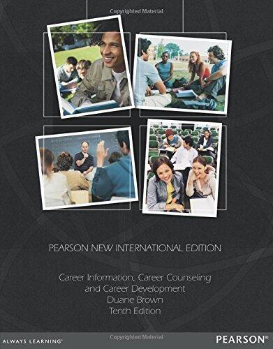 Career Information, Career Counseling, and Career Development
