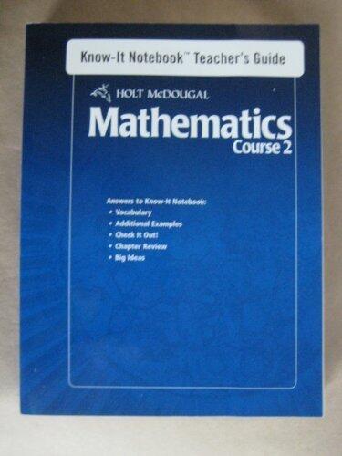 Holt McDougal Algebra 2: Know-It Notebook Teacher's Guide