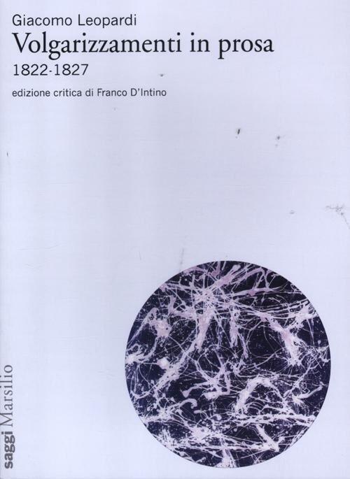Volgarizzamenti in prosa: 1822-1827