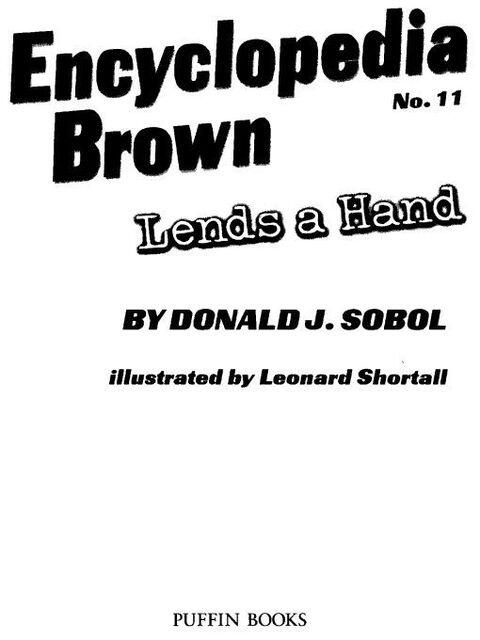 Encyclopedia Brown Lends a Hand