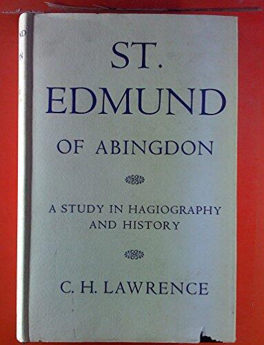 St. Edmund of Abingdon: A Study of Hagiography