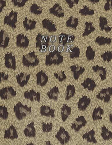 notebook: Notebook in the shape of a tiger skin. You can use it in studies and at the college. Girls, women and boys use it. 100 sheets of size 8.5 x ... used to record lectures, diaries and works.