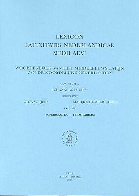 Lexicon Latinitatis Nederlandicae Medii Aevi (Fascicle 60)