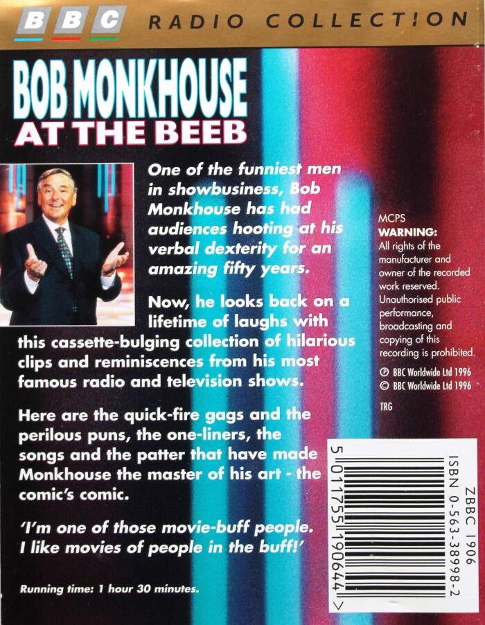 Bob Monkhouse at the Beeb