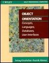 Object Orientation: Concepts, Languages, Databases, User Interface