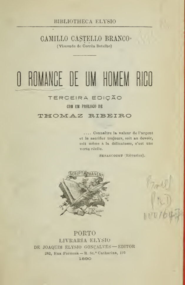 O Romance de um Homem Rico