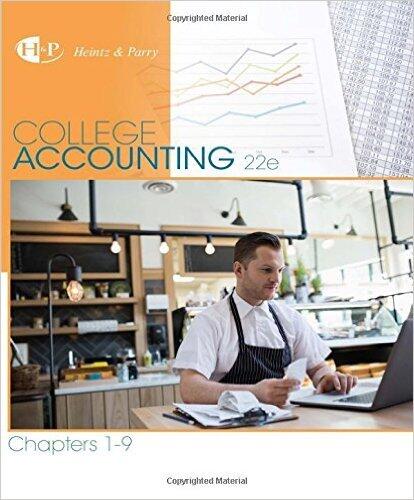 College Accounting, Chapters 1-9