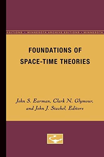 Foundations of Space-Time Theories (Volume 8)