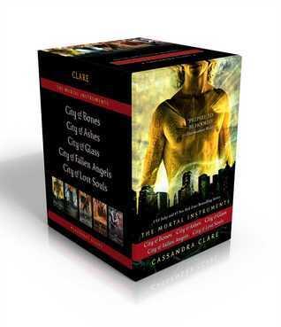 City of Bones / City of Ashes / City of Glass / City of Fallen Angels / City of Lost Souls