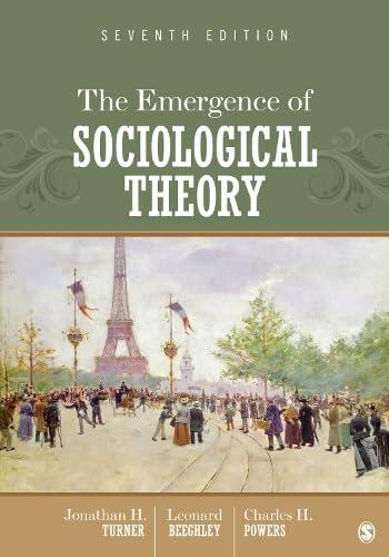 The Emergence of Sociological Theory