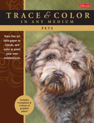 Pets: Trace line art onto paper or canvas, and color or paint your own masterpieces