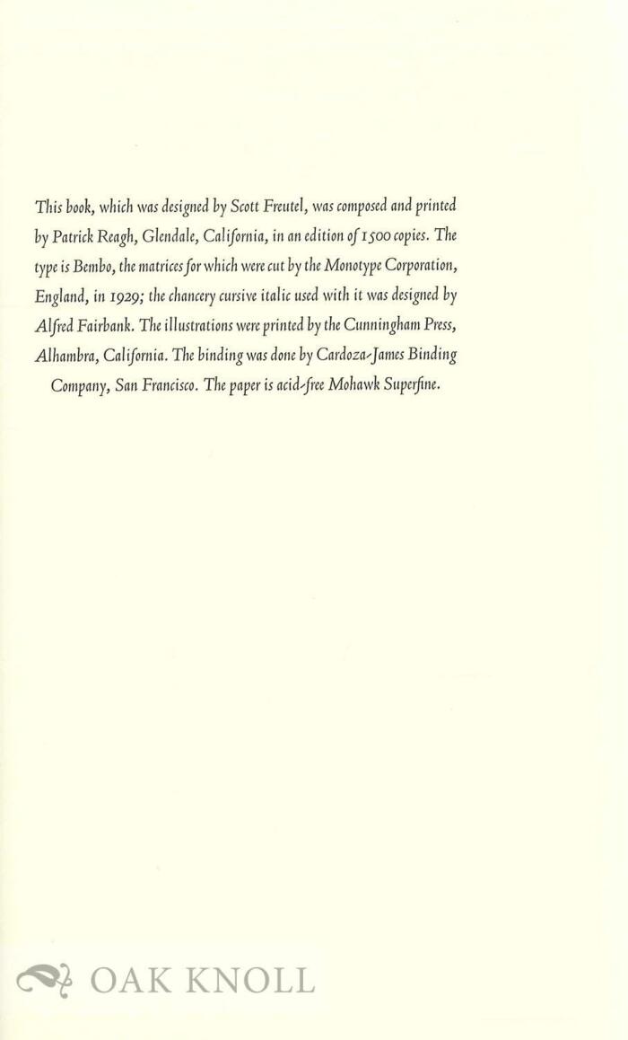Fine Printing: The Los Angeles Tradition
