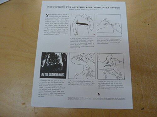 Temoorary Tattoos by Ai Weiwei, Marcel Dzama, Raymond Pettibon, Walton Ford.....