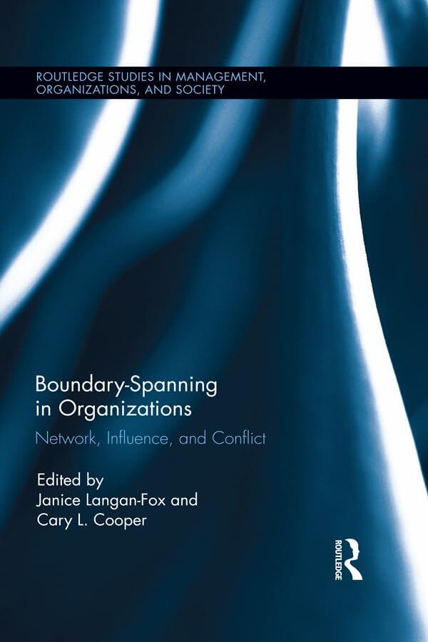 Boundary-Spanning in Organizations: Network, Influence and Conflict