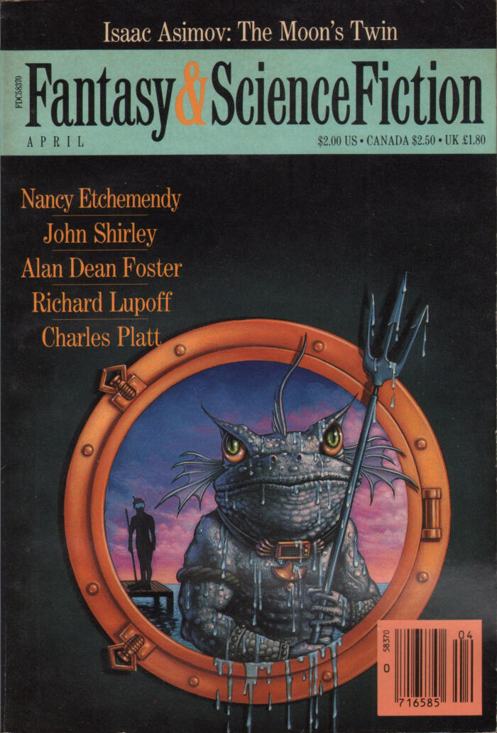 The Magazine of Fantasy & Science Fiction, April 1989