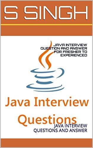 JAVA INTERVIEW QUESTION AND ANSWER FOR FRESHER TO EXPERIENCED: JAVA INTERVIEW QUESTIONS AND ANSWER