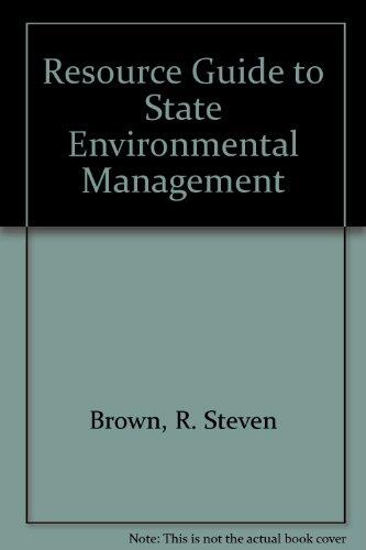 Resource Guide To State Environmental Management