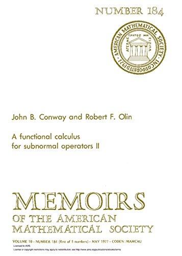 Functional Calculus for Subnormal Operators II