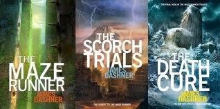 Maze Runner Trilogy 3 Book set: The Maze Runner, The Scorch Trials, The Death Cure by James Dashner