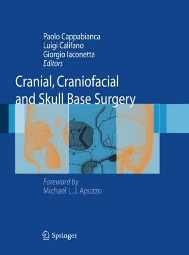 Cranial, Craniofacial and Skull Base Surgery