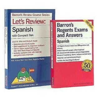 Let's Review Spanish: Also Barron's Regents Exams and Answers Spanish (Barron's Powerpack)